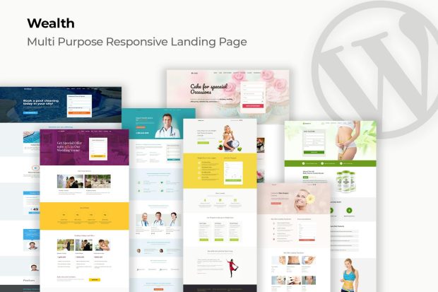 Wealth – Multi-Purpose Landing Page WordPress Theme 1.3.0