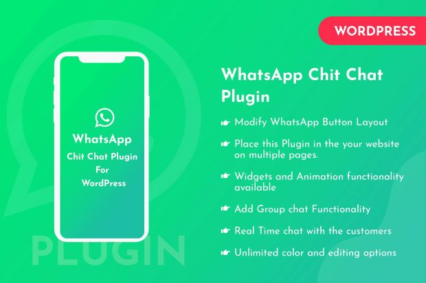 WhatsApp Chit Chat Plugin For WordPress 1.0.2