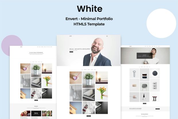 White – Minimal Portfolio Template