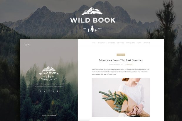 Wild Book - Vintage Blog & Portfolio Theme 1.9.7