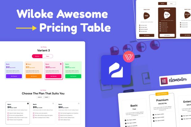 Wiloke Awesome Pricing Table for Elementor 1.0.24