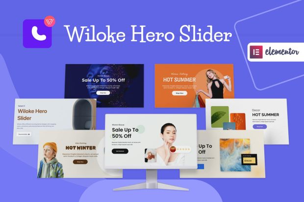 Wiloke Hero Slider Widget for Elementor 1.0.20