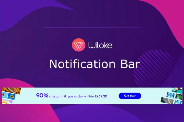 Wiloke Notification Bar 1.0