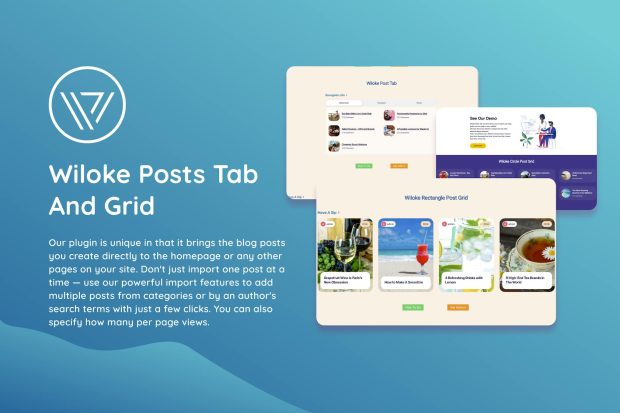 Wiloke Posts Tab And Grid 1.0