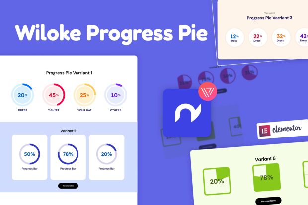 Wiloke Progress Pie for Elementor 1.0.24