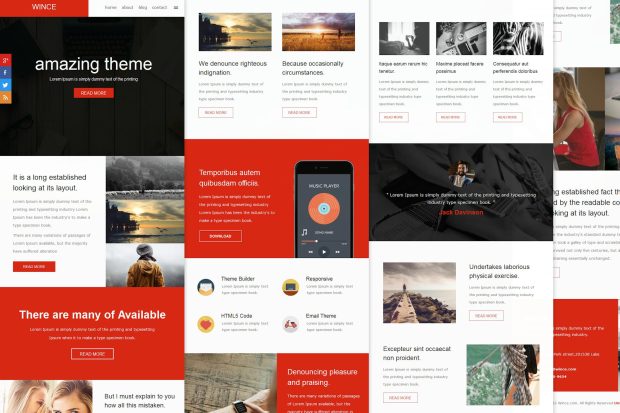 Wince Mail - Responsive E-mail Template