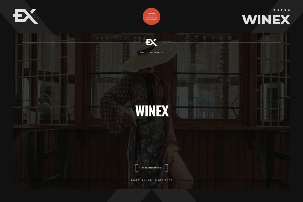 Winex - Creative Coming Soon Template