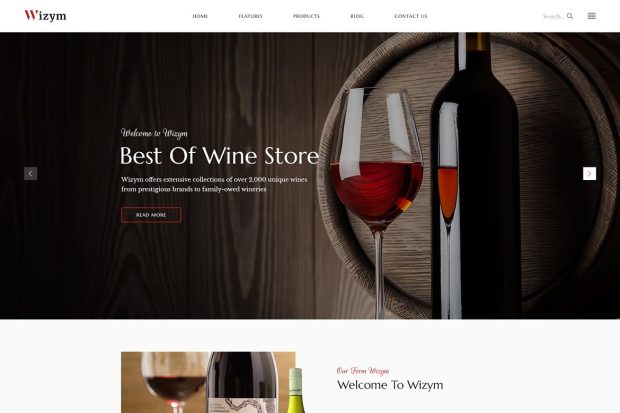 Wizym | Wine & Winery HTML Template