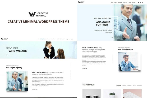 WON Creative Minimal WordPress Theme 1.2.5