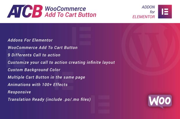 WooCommerce Add To Cart Button for Elementor 1.0