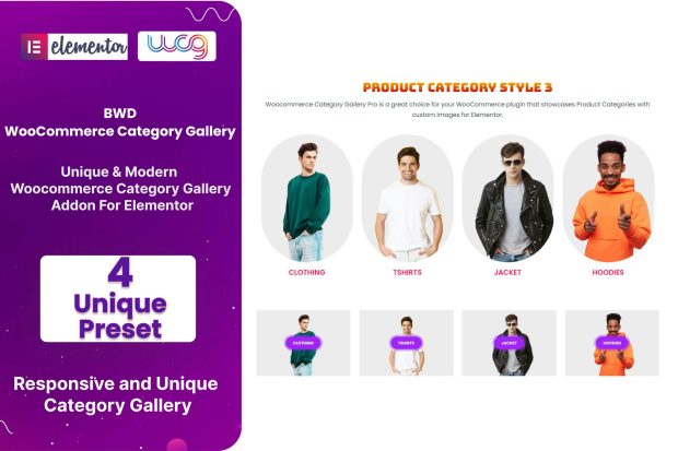 WooCommerce Category Gallery Addon For Elementor 1.0