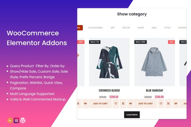 WooCommerce Elementor Addons 1.0.1