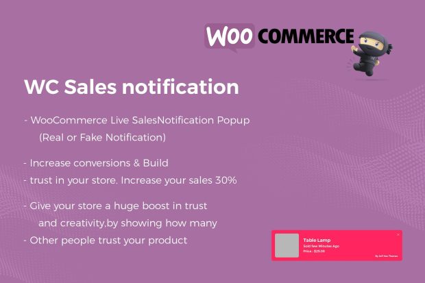 WooCommerce Live Sales Notification Pro 1.0.2