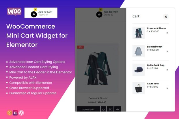 WooCommerce Mini Cart Widget for Elementor 1.0.4