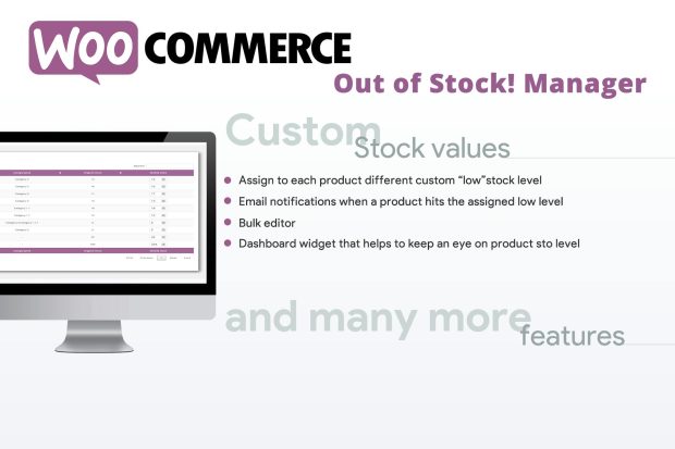 WooCommerce Out of Stock! Manager 4.8