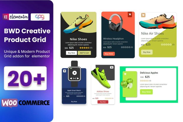 WooCommerce Product Grid addon for elementor 1.0