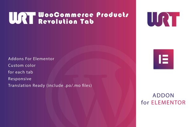 WooCommerce Products Revolution Tab for Elementor 1.0