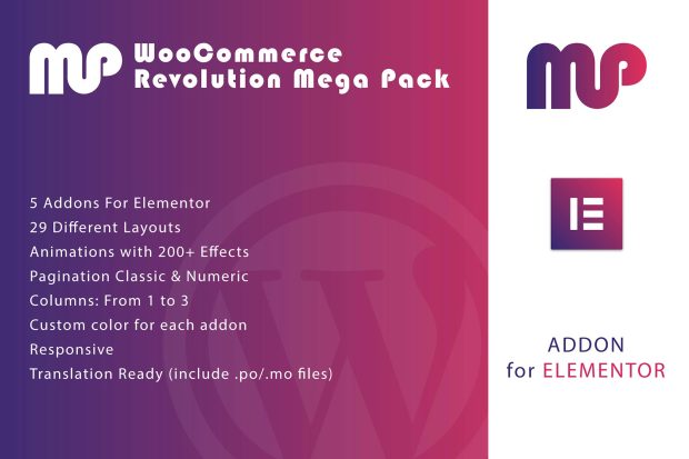 WooCommerce Revolution Mega Pack for Elementor 1.0