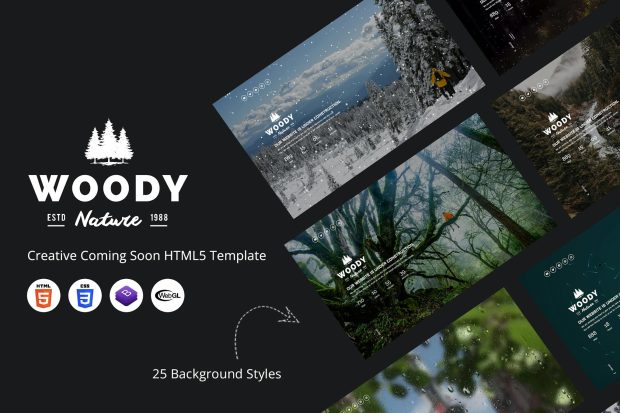 Woody - Creative Coming Soon HTML5 Template