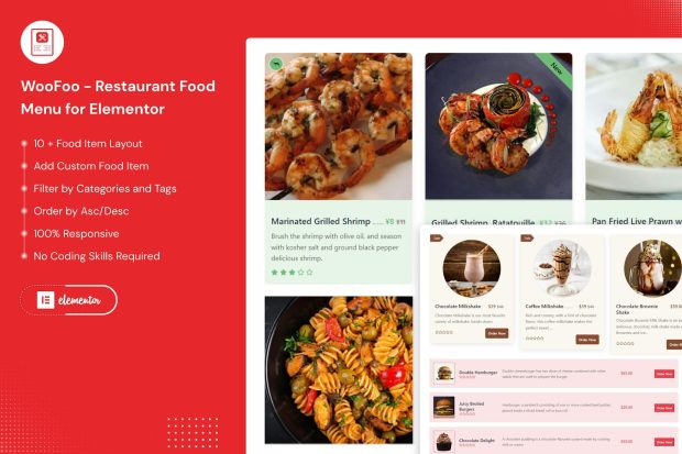 WooFoo - Restaurant Food Menu for Elementor 1.0.3