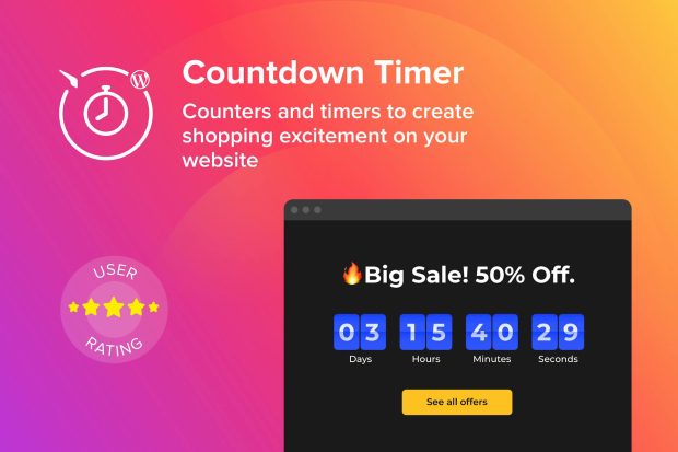 WordPress Countdown Timer Plugin 1.4.0