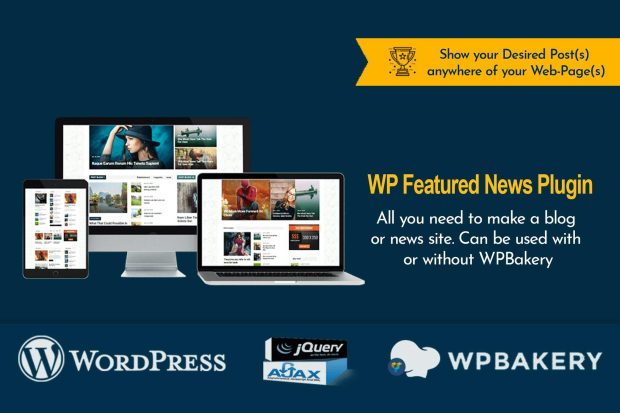 WP Featured News Pro | Custom Posts Listing Plugin 1.6.0