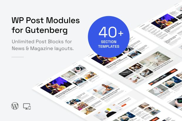 WP Post Modules for News & Magazine (Gutenberg) 0.1.0