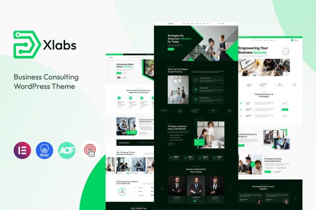 Xlab – Business Consulting WordPress Theme 1.0.1