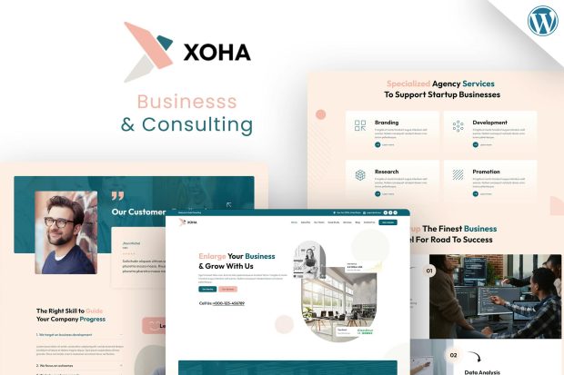 Xoha | Start-up Consulting WordPress Theme 1.0.5