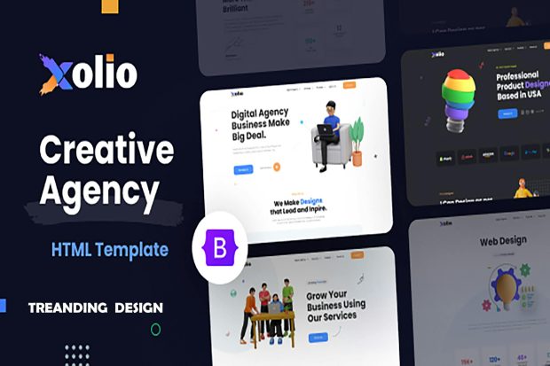 Xolio - Creative Agency & Portfolio Template