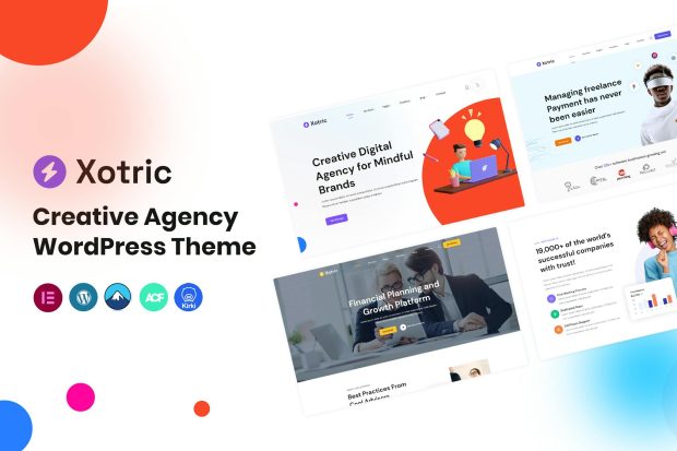 Xotric - Creative Agency WordPress Theme + RTL 1.2