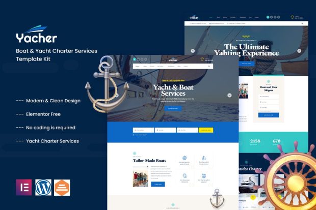 Yachter - Boat & Yacht Charter Services Template Kit