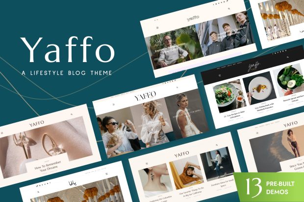 Yaffo - A Lifestyle Personal Blog WordPress Theme 1.4.42