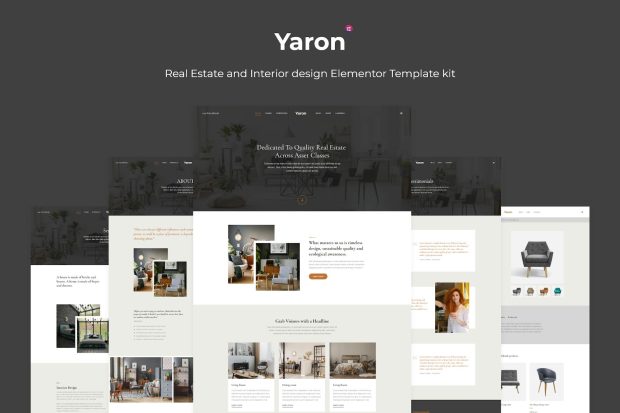 Yaron - Real Estate & Interior Design Elementor Template kit