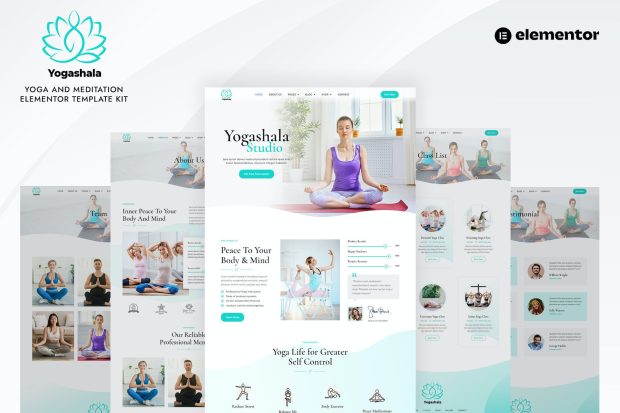 Yogashala - Yoga & Meditation Elementor Template Kit