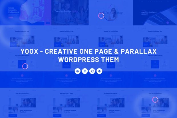 Yoox - Creative One Page & Parallax WordPress Them 1.0