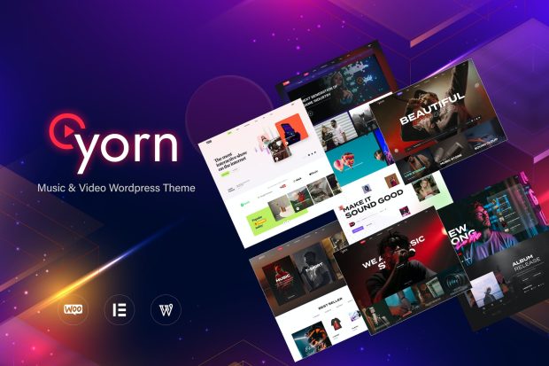 Yorn - Music & Video WordPress Theme 1.0.1