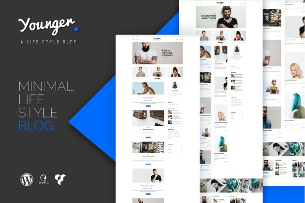 Younger Blogger - Personal Blog WordPress Theme 1.1