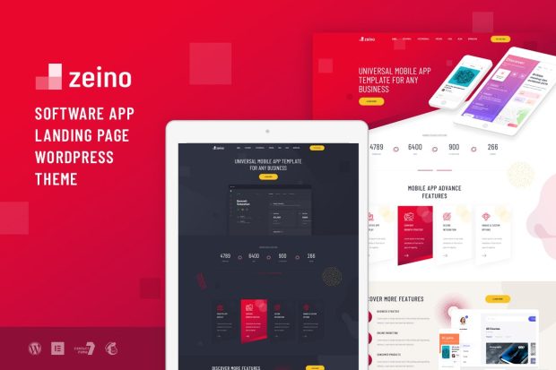 Zeino - App Landing WordPress Theme 1.0.1