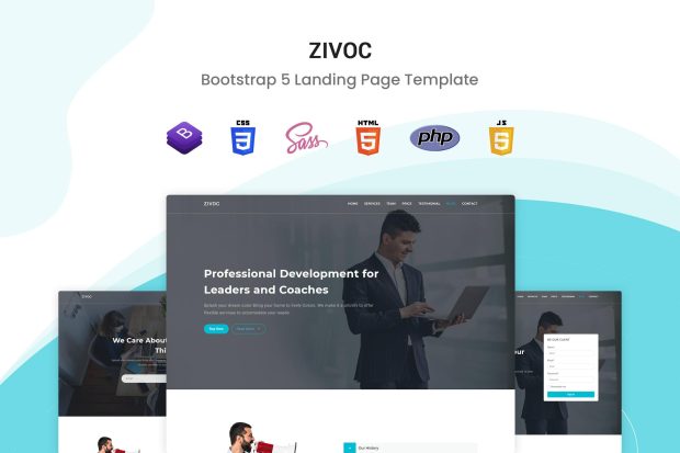 Zivoc - Bootstrap 5 Landing Page Template