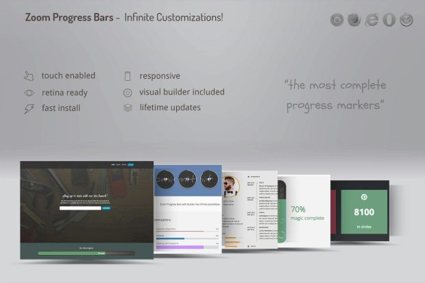 Zoom Progress Bars with Builder WP Plugin 2.10