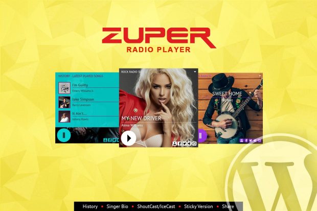 Zuper - Shoutcast and Icecast Radio Player 3.6