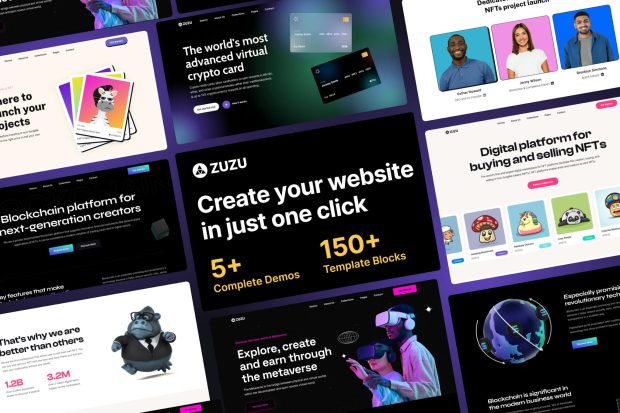 Zuzu - NFT & Crypto WordPress Theme 1.0.0