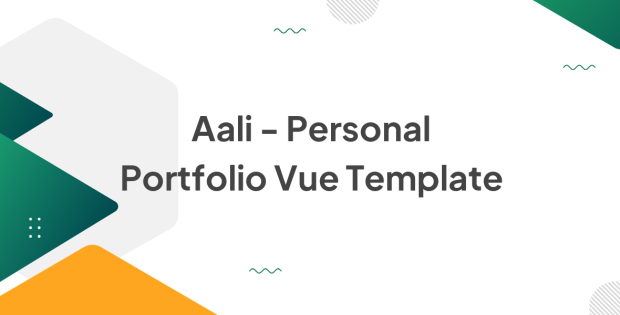 Aali - Personal Portfolio Vue Template