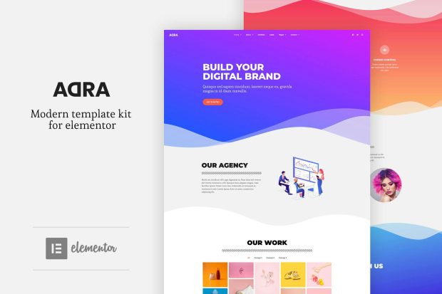 Adra - Modern & Creative Elementor Template Kit