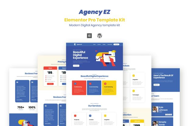 AgencyEz - Elementor Pro Template Kit