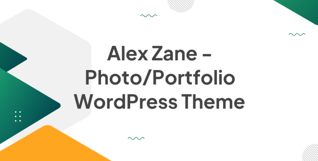 Alex Zane - Photo/Portfolio WordPress Theme 1.0.2