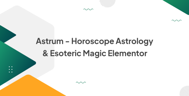 Astrum - Horoscope Astrology & Esoteric Magic Elementor Template Kit