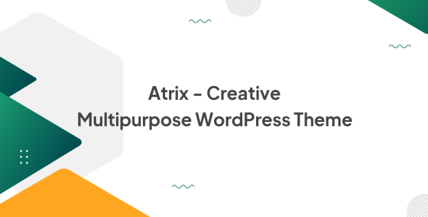 Atrix - Creative Multipurpose WordPress Theme 1.0.0