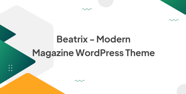 Beatrix - Modern Magazine WordPress Theme 1.0